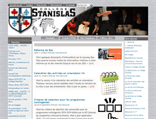 Tablet Screenshot of portail.stanislas.qc.ca