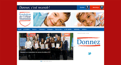 Desktop Screenshot of fondation.stanislas.qc.ca